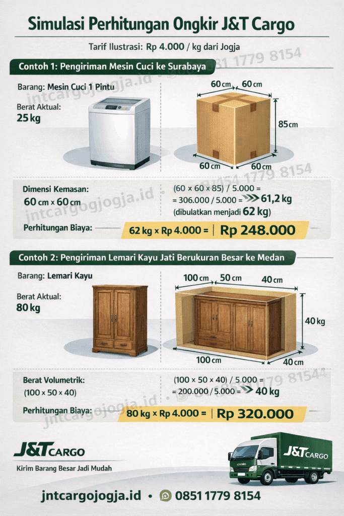 Cara Hitung Ongkir J&T Cargo Terbaru – Panduan Lengkap dan Simulasi Biaya