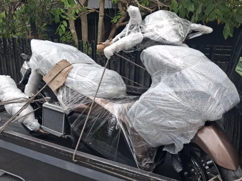 Motor saat kami jemput dari lokasi pelanggan
